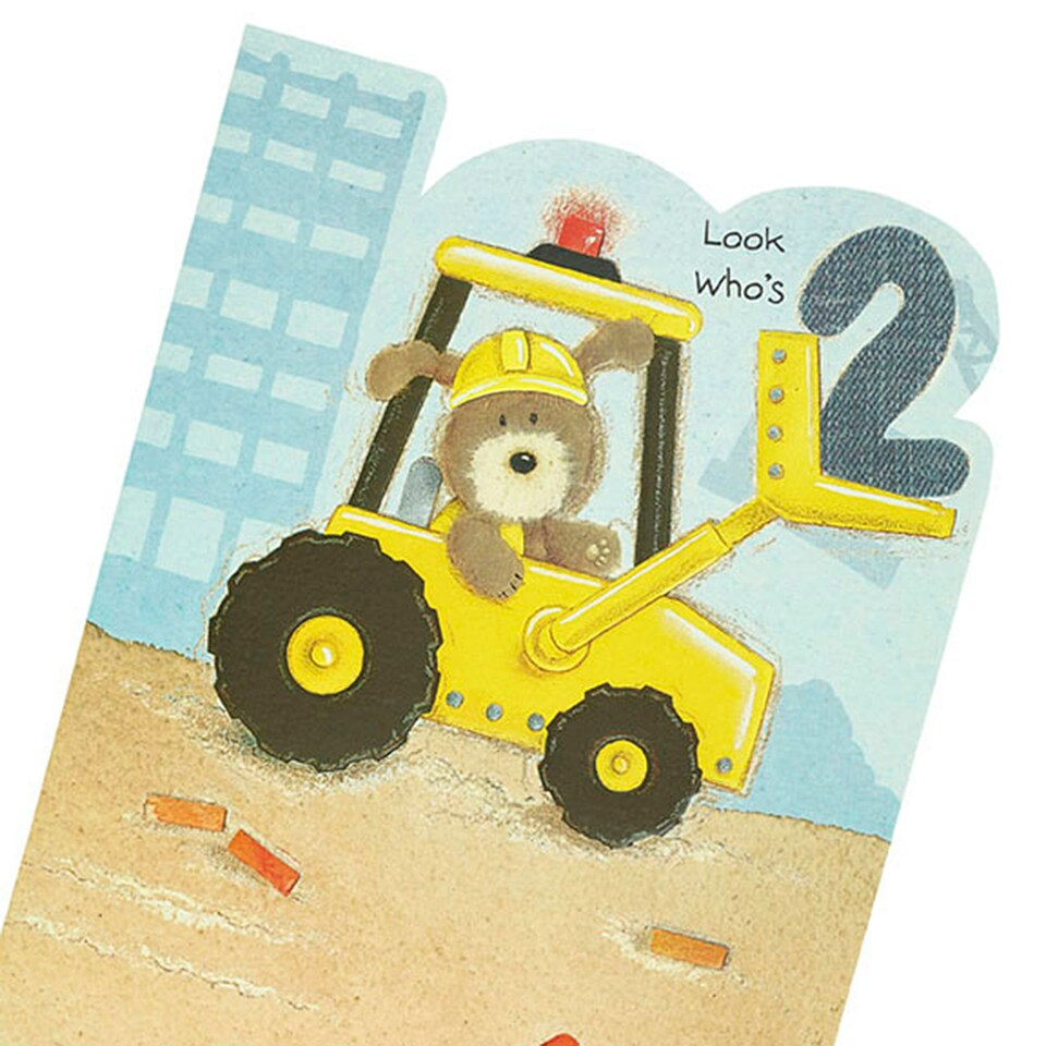 image 1 of 2nd Boy Birthday Card - Woof