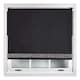image 1 of FURNISHED Thermal Blackout Roller Blinds with Glitter Edge - (W)240cm x (L)210cm | Black | Black 1 | (W) 240cm x (L) 210cm