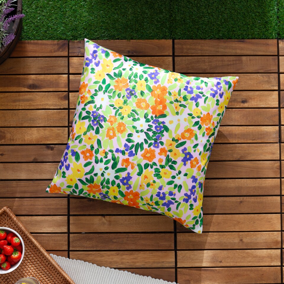image 1 of Wylder Nature Confetti Floral Outdoor Cushion