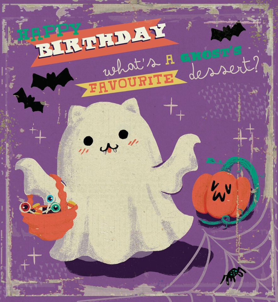 image 1 of Ghostly Kids Birthday Card
