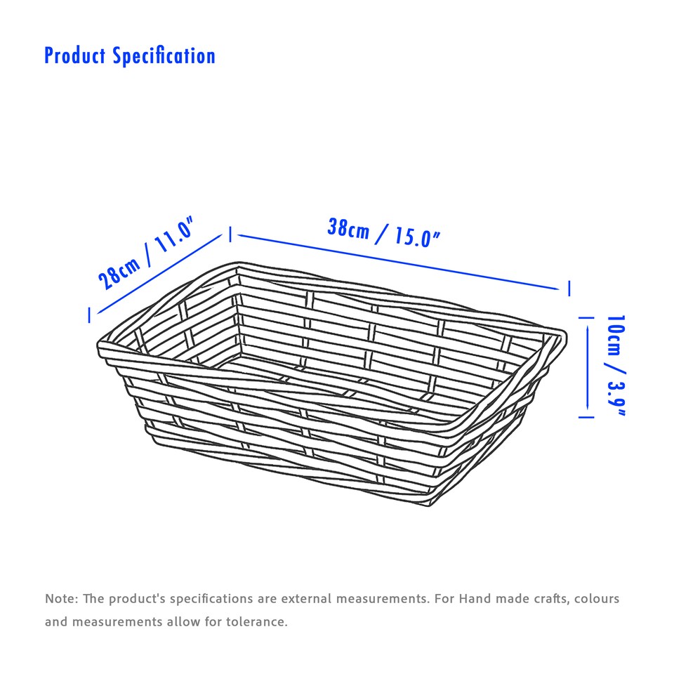 image 1 of Wickerfield Honey Wicker Gift Hamper Basket Kit with Shredded Paper