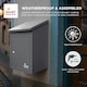 image 4 of SMART PARCEL BOX® Medium Front Access Dark | Grey | 1