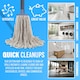image 6 of Cotton Floor Mop Super Absorbent Cotton Mop Head 116cm Metal Handle