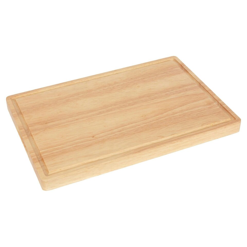 image 1 of Argon Tableware Wooden Butchers Block Chopping Board - 45cm x 30cm Brown