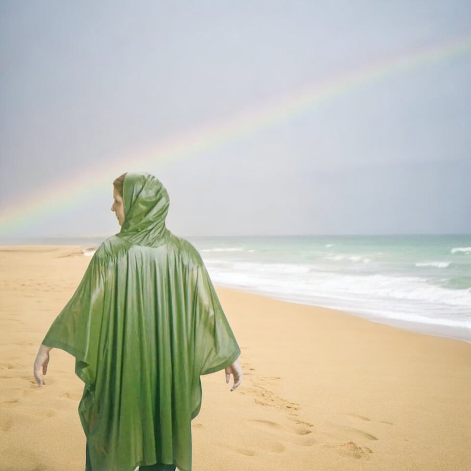 image 1 of 100 PEVA Lichfield Hooded Waterproof Camping Poncho