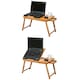 image 2 of Laptop Stand - 4 angles of inclination, with drawer, storage space, 55 x 35 x 26 cm