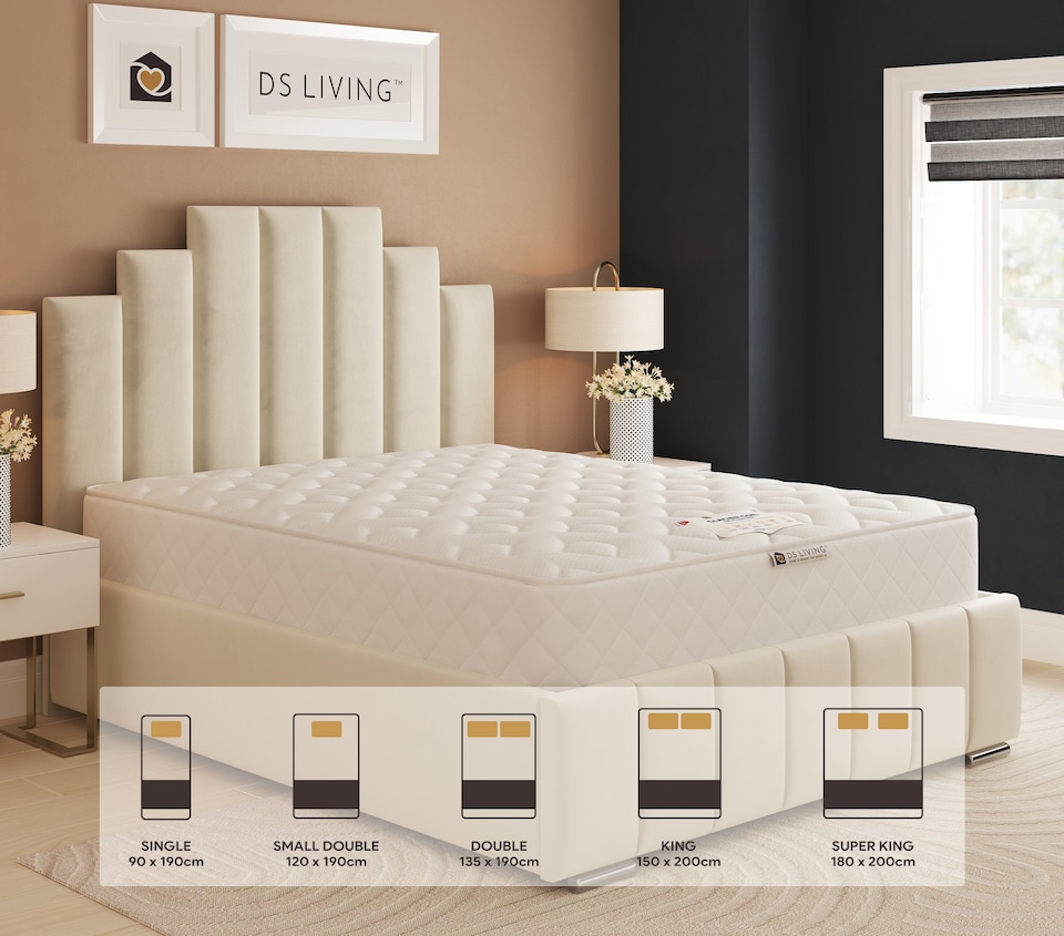 image 1 of Nightfall Ortho Gel Glacier Spring Mattress | Grey