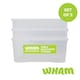 image 1 of Wham Festive 3-Piece Christmas Storage Set | Clear