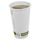 image 2 of Paper Coffee Cups 16oz White Compostable Takeaway | White | Set of 50