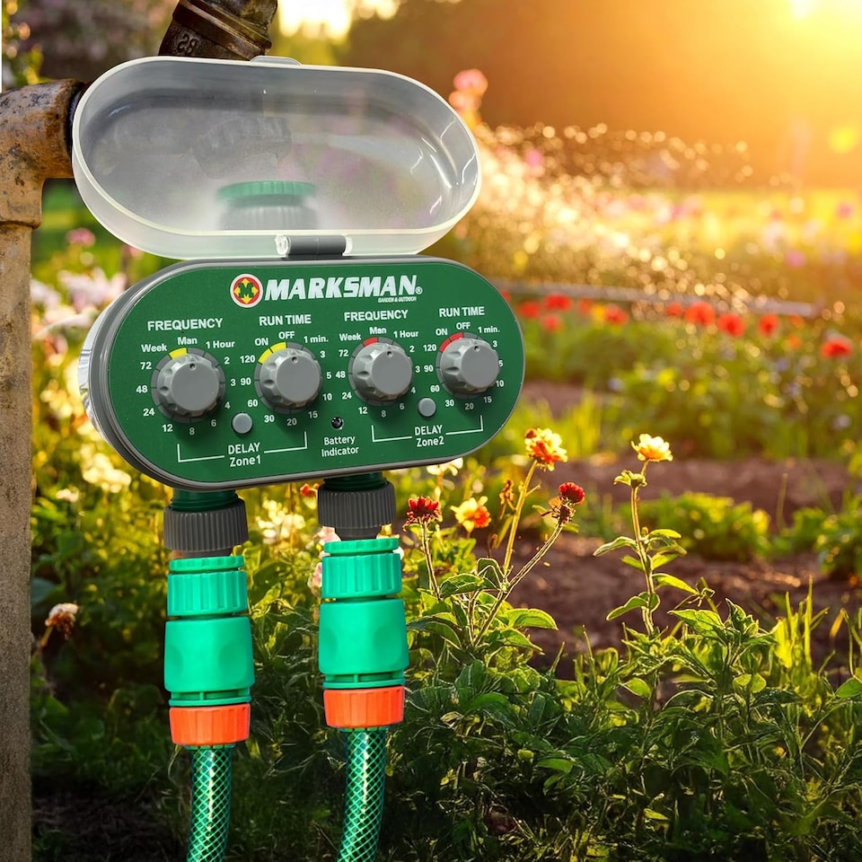 image 1 of Electronic Hose Water Timer Garden Plant Automatic Watering Irrigation