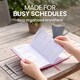 image 8 of 2027 Diary A5 Week to View - Hardback Planner Organiser with Ribbon Bookmark - Weekly Appointment Journal Notebook (Cerise) | Pink | Cerise