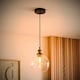 image 3 of ValueLights Sheridan Glass Clear Globe Ceiling Light Pendant & Bulb | Clear