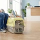 image 2 of Transportini Pet Carrier Travel Crate Cat Dog Cage Portable Box Pastel | Yellow | Pastel Yellow | Large | 1