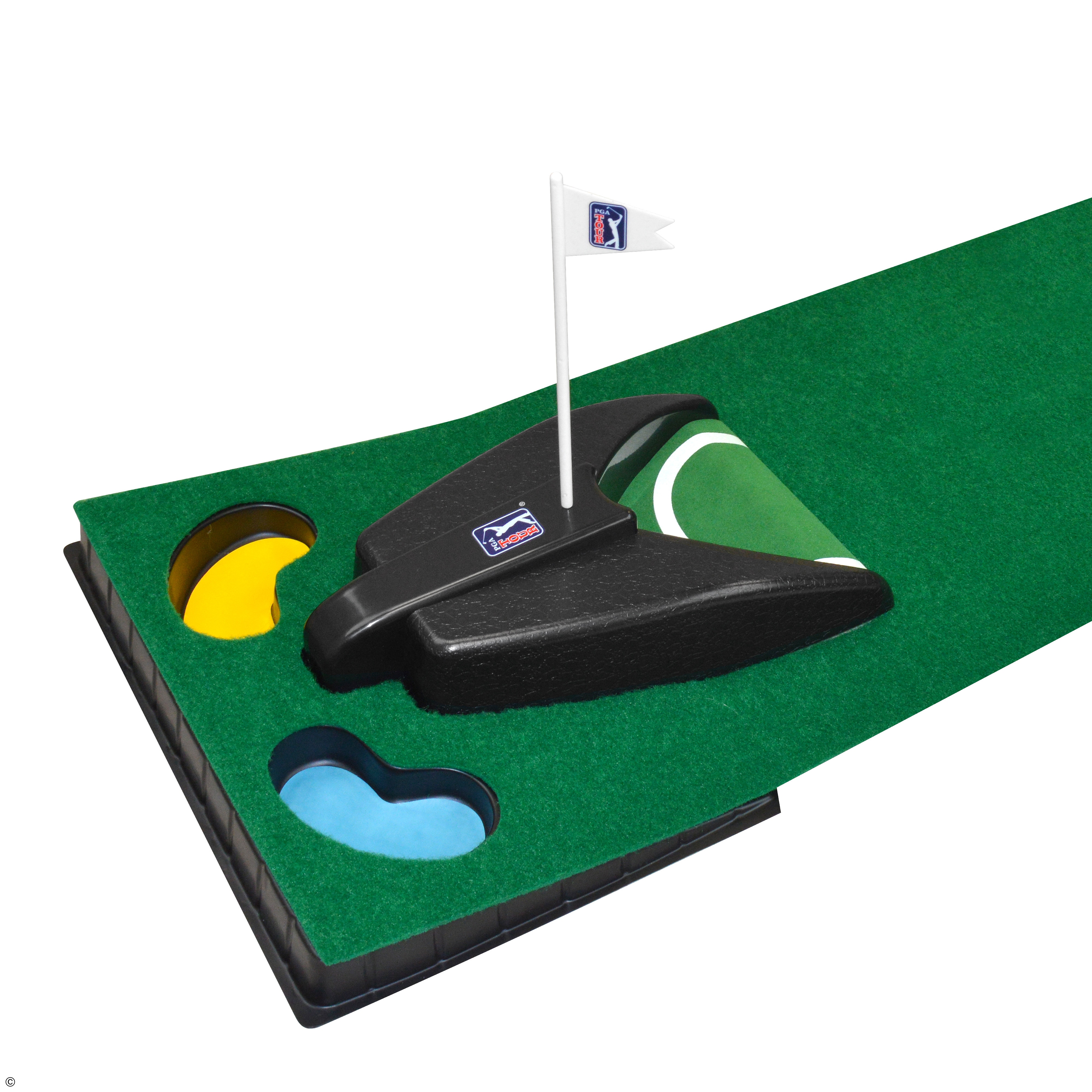 PGA TOUR 6ft Golf Putting Mat with Automatic Ball Return