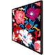 image 2 of Bright flowers on dark background (Picture Frame) Black | S