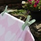 image 5 of JVL Pack of 4 Beach Towel Pegs, Green