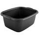 image 2 of Black Rectangular Washing Up Bowl & Dish Rack Sets Ideal For Kitchens & Sinks Black