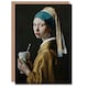 image 1 of Vermeer Girl Pearl Earring Coffee Remake Him Her Birthday Card