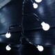 image 4 of 4.8m Multi Function Frosted White LED Cluster Curtain Lights Christmas Decorations with Timer