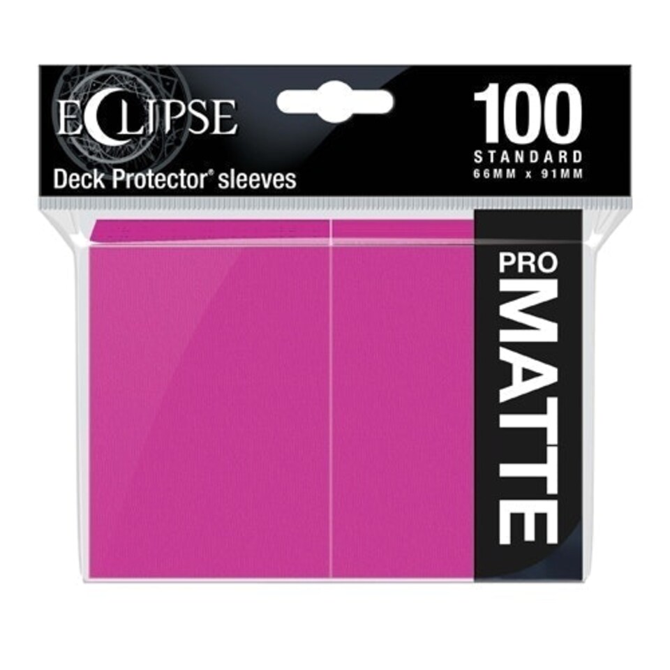 Ultra PRO - Eclipse Matte Standard Sleeves (100) - Hot Pink