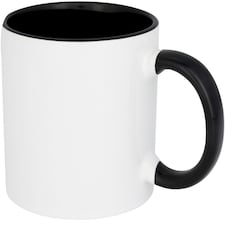 Bullet Pix Sublimation Colour Pop Ceramic Mug - Black - One Size