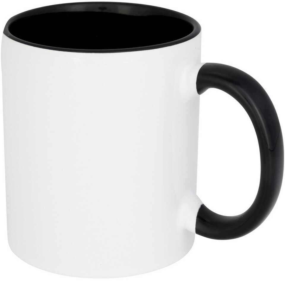 Bullet Pix Sublimation Colour Pop Ceramic Mug - Black - One Size