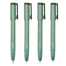 Copic Multiliner, Olive, Set of 4