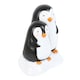 image 3 of Something Different Snuggle Season Resin Penguin Ornament - Black/White - One Size