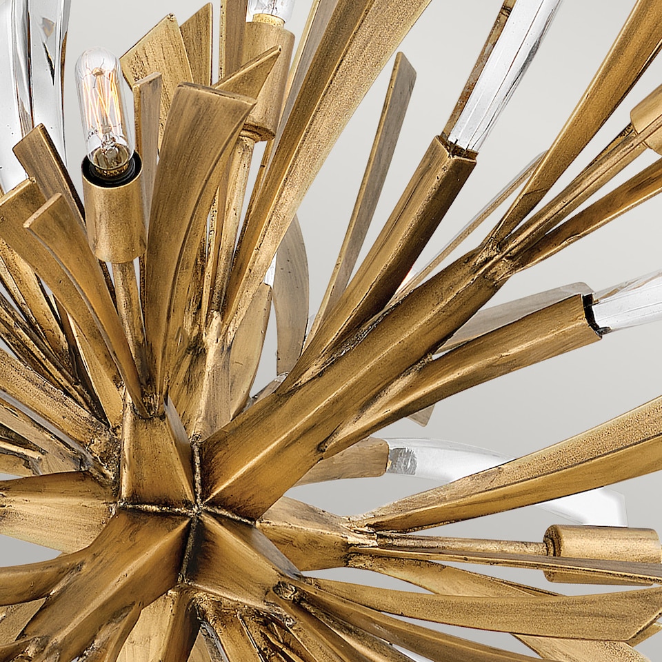 image 1 of Hinkley Fredrick Ramond Vida 13 Light Large Pendant Burnished Gold