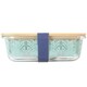 image 2 of Portico Designs William Morris Brother Rabbit Glass Lunchbox With Bamboo Lid