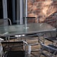 image 9 of 6 Person Garden Furniture Patio Set Table, 6 Chairs & Parasol