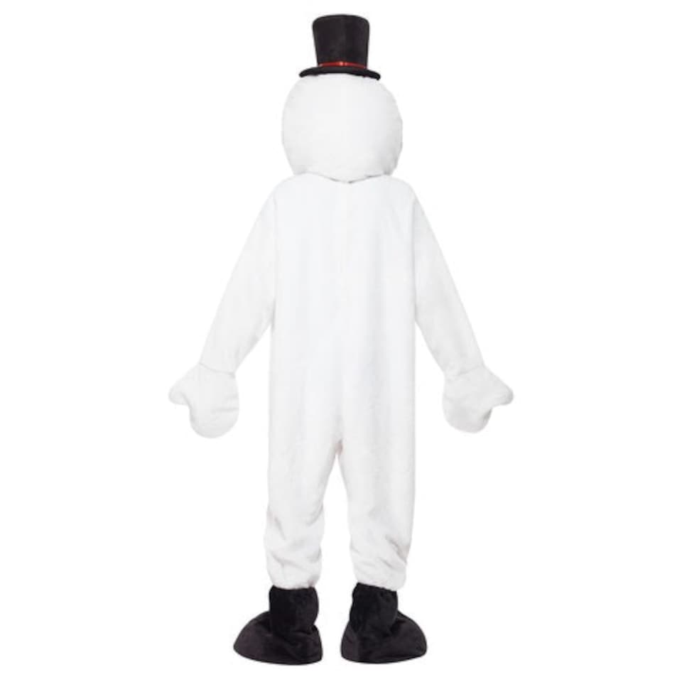 image 1 of Snowman Mascot Christmas Fancy Dress Costume Unisex Adult One Size White | One Size