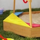 image 9 of AIYAPLAY Wooden Kids Sandpit with Canopy, Seats, Rudder & Bottom Liner