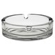 image 8 of Round Glass Classic Ashtray 10.2cm Round for Cigarettes Indoor Outdoor | Clear | Set of 2