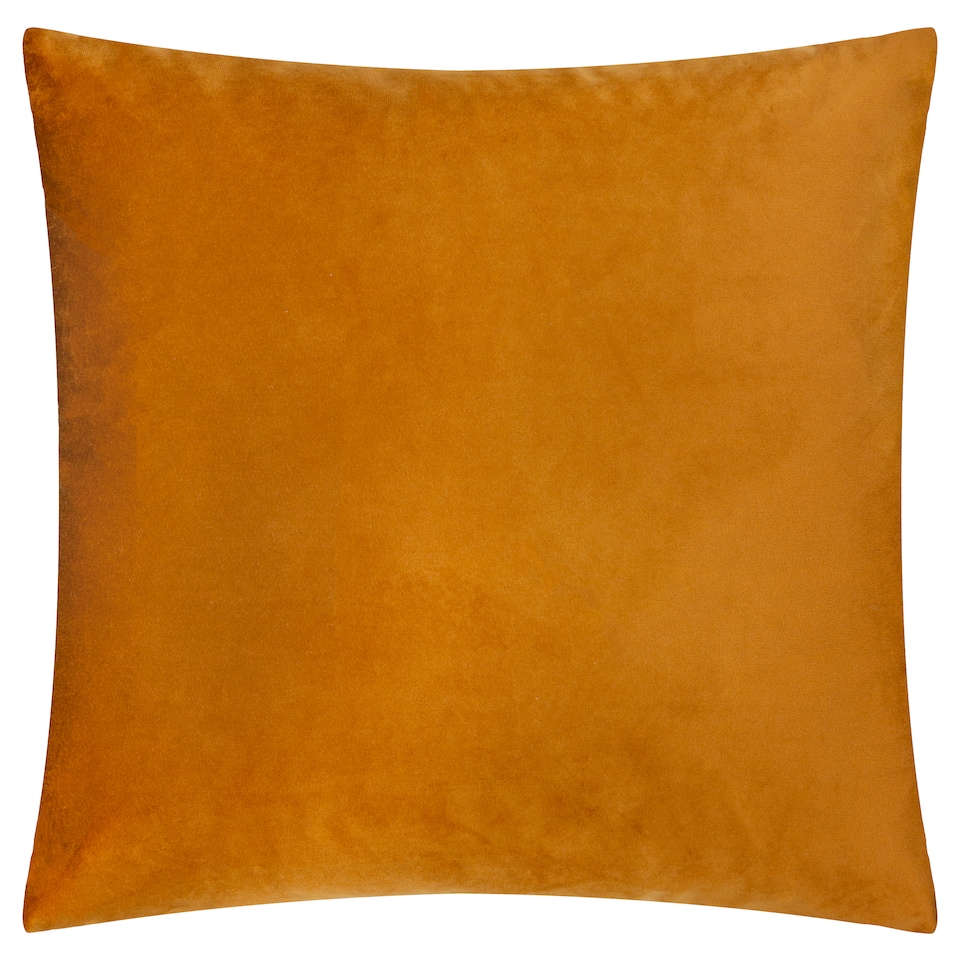 image 1 of Furn Metro Harlequin Velvet Cushion | Orange | Ginger