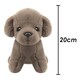 image 6 of Dog Mink Soft Toy Fun Doggy Plush Cuddly Soft Fluffy Cute Puppy 20cm Brown