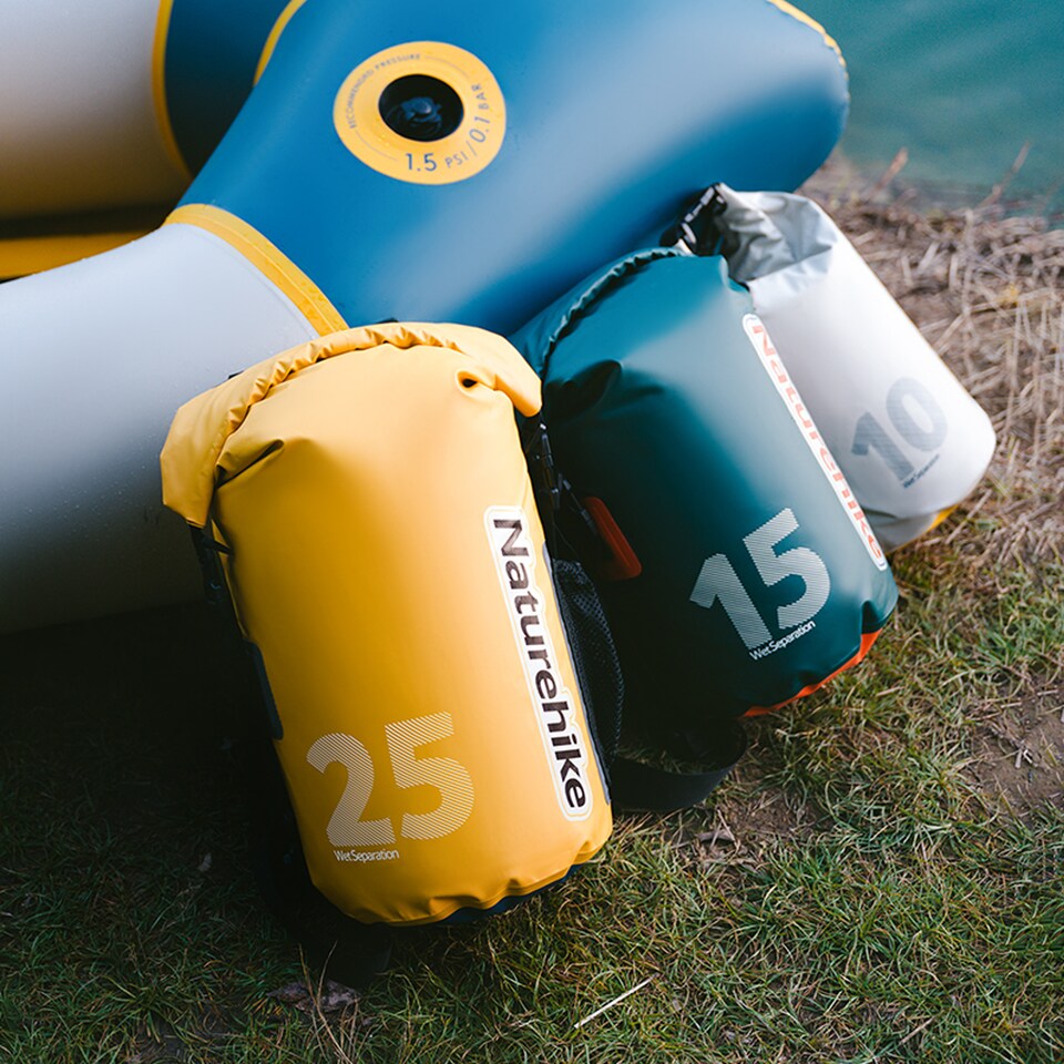 image 1 of Waterproof 15L Backpack | Yellow | Yellow