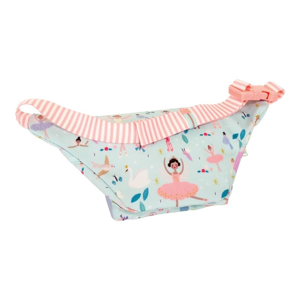 image 1 of Floss & Rock Children's Belt Bag - Ballerina Blue | Pink