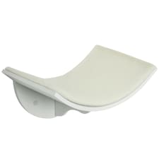 PawHut Wood Cat Shelves, Wall-Mounted Cat Shelter, Curved Kitten Bed, White