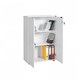 image 7 of Rio Matt White Office Filing Cabinet - Lockable Storage White