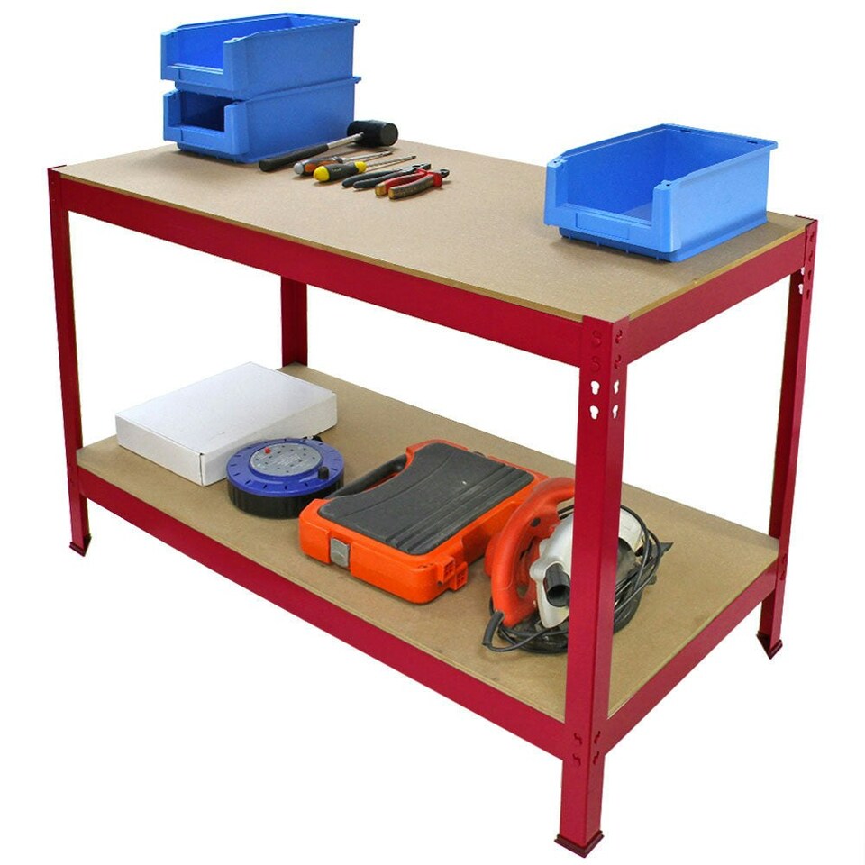 image 1 of Q-RAX Red Workbench 100cm Red
