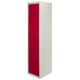 image 5 of 3 x Metal Storage Lockers - Four Doors, Red - Flatpack Red
