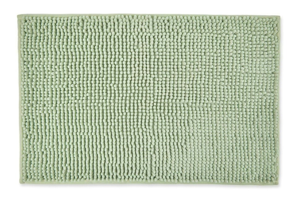 image 1 of Noodle Bath Mat Sage Green 45x75cm