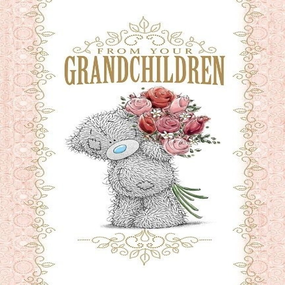 image 1 of From Your Grandchildren Me to You Bear Mothers Day Card