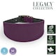 image 5 of HugglePets Legacy Leather Hound Collar - Merlot N/A | M