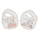 image 2 of Precious Baby Girl" Set of 2 Bibs In a Gift Box Christmas Birthday Baby Shower Gift