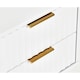 image 4 of Premium Siena 2 Drawer Matt White Bedside Unit