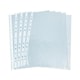image 3 of Pack of 100 50 Micron A4 Clear Polypropylene Punched Pockets