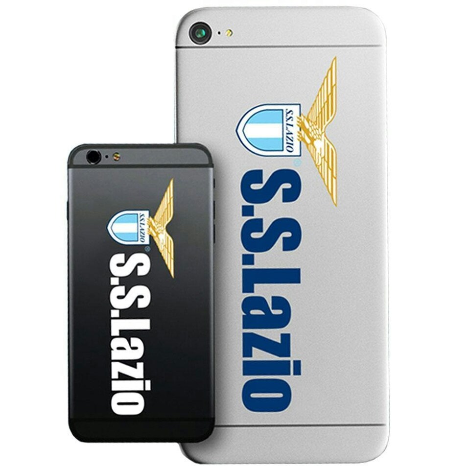 image 1 of SS Lazio Phone Sticker Set - Blue/White - One Size