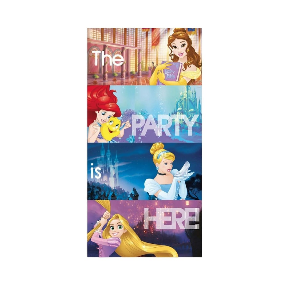 image 1 of Disney Princess Heart Strong Door Poster - Multicoloured - One Size